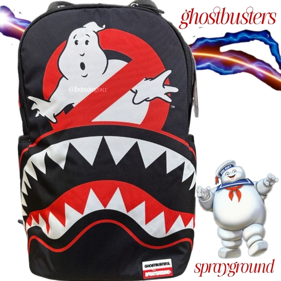 NWT Sprayground Ghostbusters Backpack Last 1 Unisex Boys Girls Back.to School - Picture 4 of 14